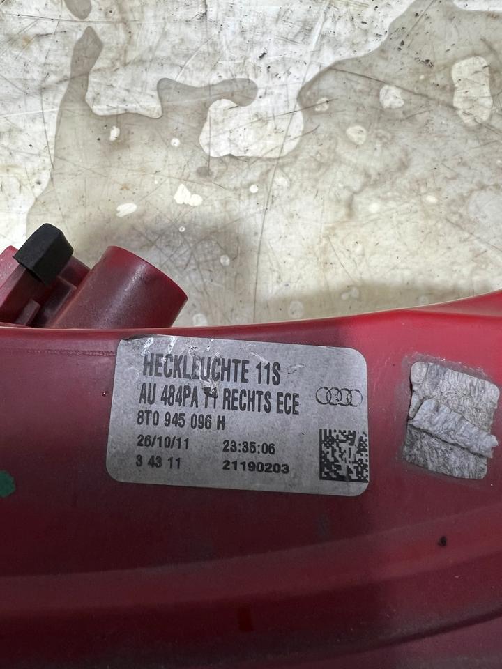 Audi A5 8T Facelift Rückleuchte Heckleuchte Leuchte Hinten Rechts – Bild 7