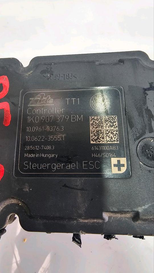 VW Audi Golf 6 A3 8P ABS Steuergerät Hydraulikblock 1K0907379BM – Bild 3