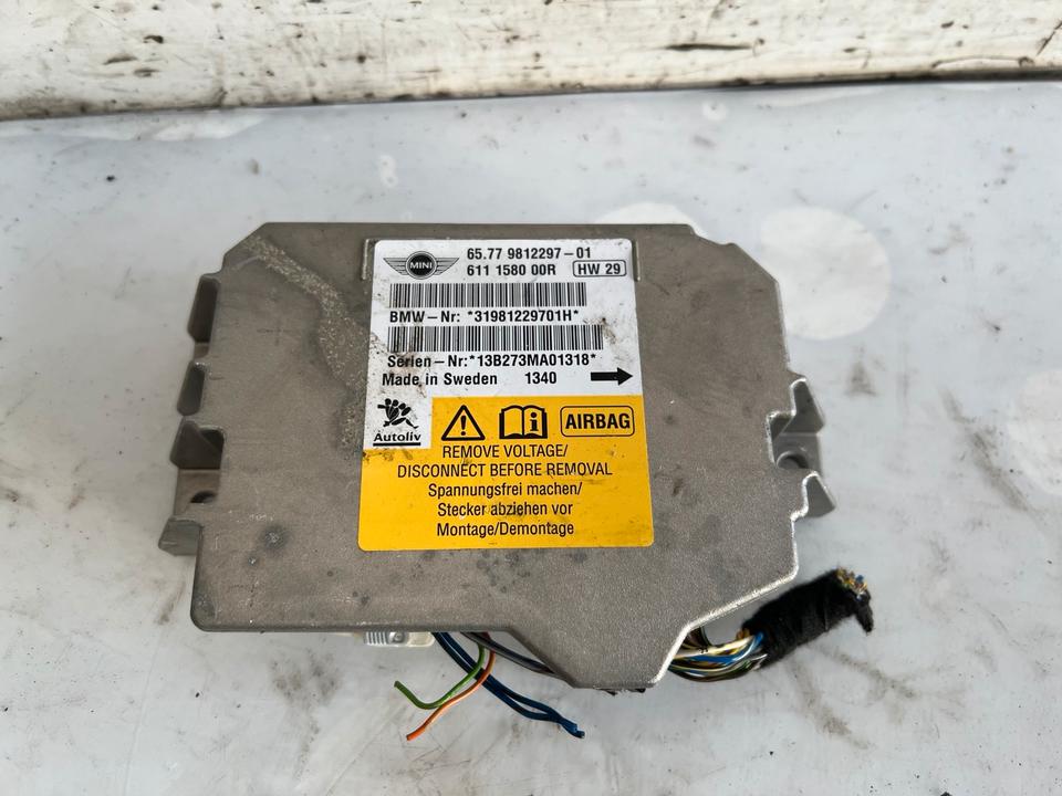 Mini Cooper R55 R56 R59 R60+ Airbagsteuergerät 9812297 – Bild 3