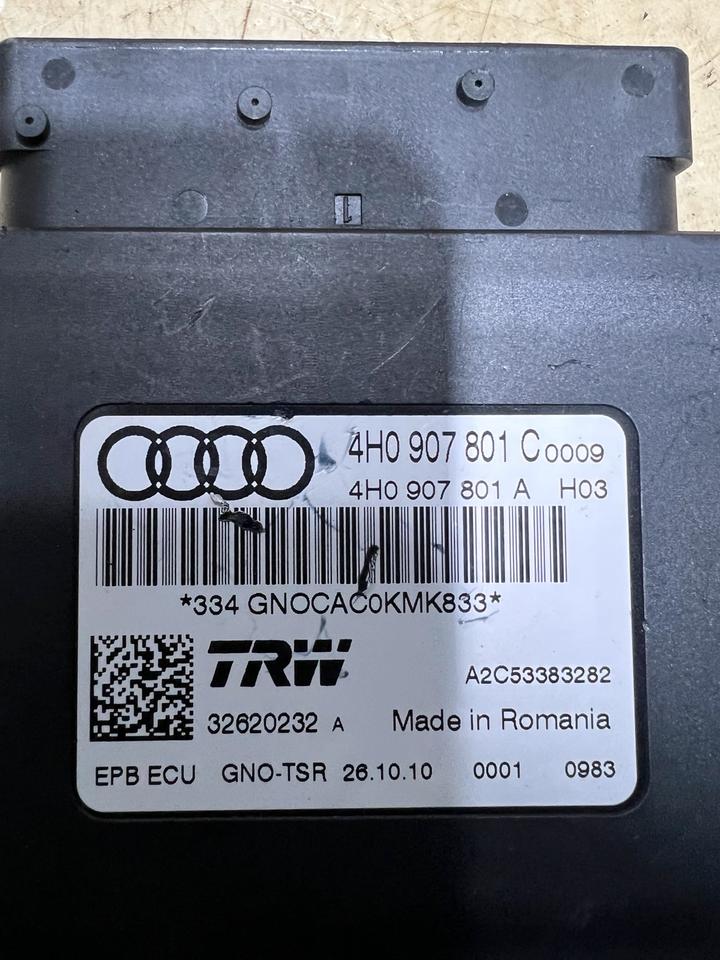 Audi A8 4H Parkbremse Feststellbremse Steuergerät 4H0907801C – Bild 3