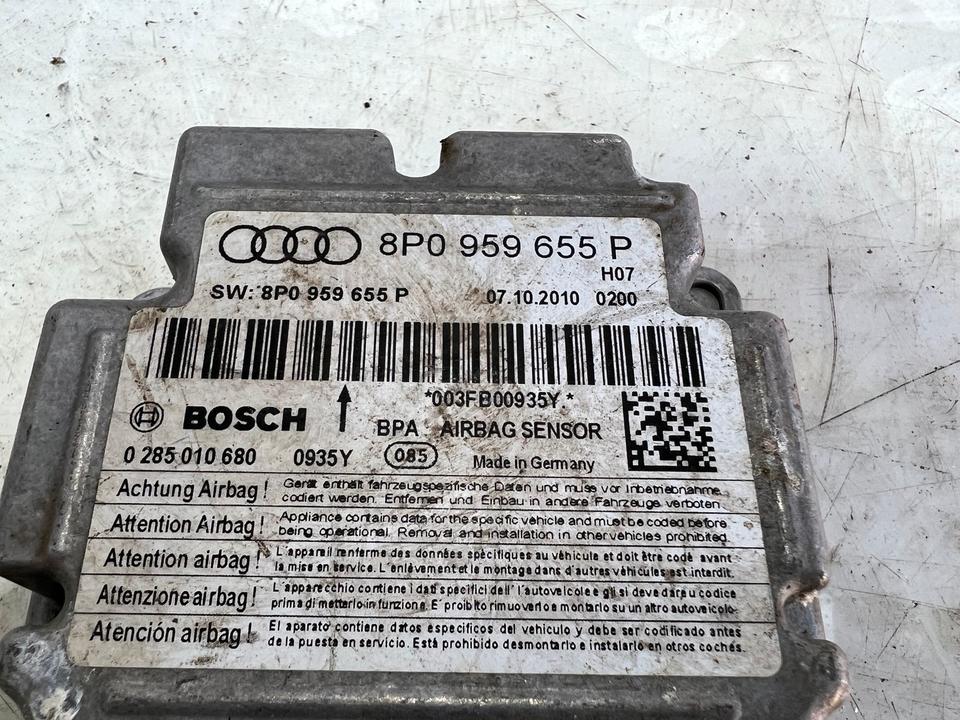 Audi A3 8P Airbag Steuergerät Airbagsteuergerät 8P0959655P – Bild 4