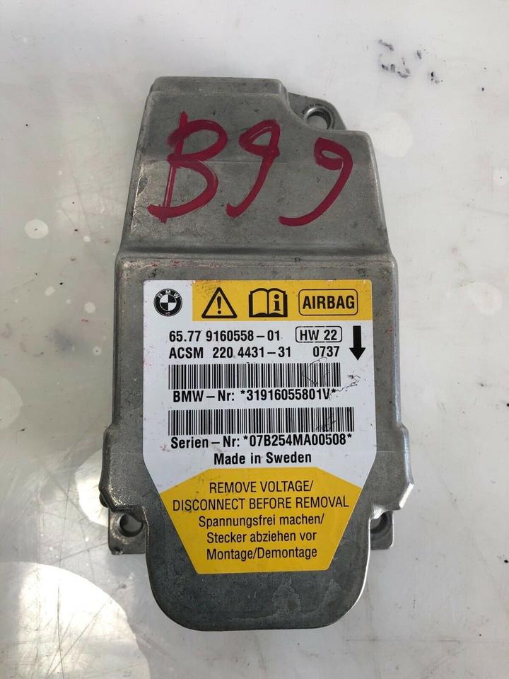 BMW 5er E60 E61 Airbag Steuergerät 9160558 – Bild 2
