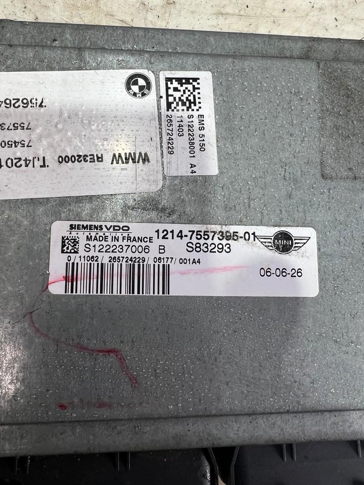 Mini R50 R52 ECU Kit DME Motorsteuergerät Steuergerät 7562642 – Bild 4