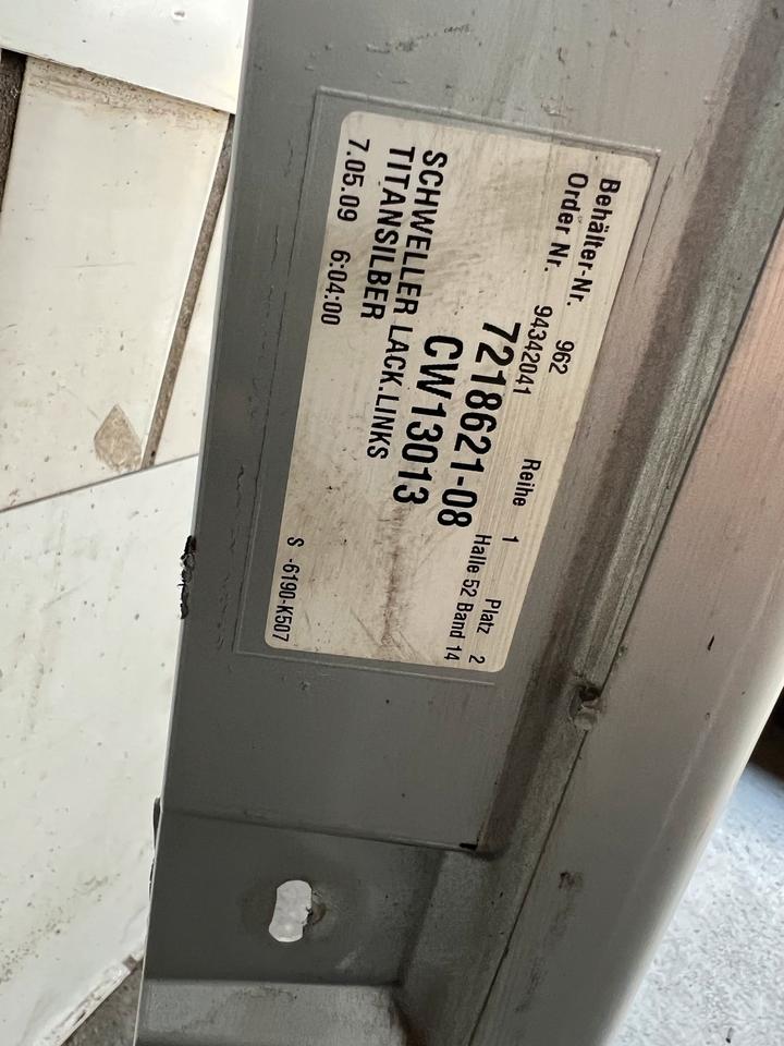 BMW 7er F01 Seitenschweller Schweller Links 354 TitanSilber – Bild 6