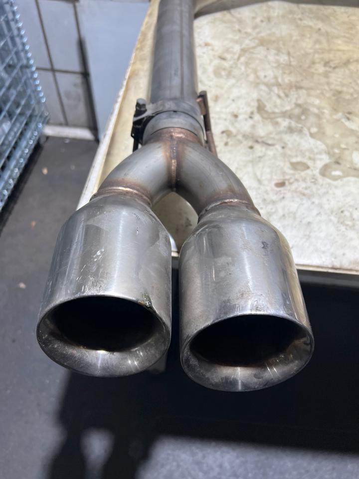 BMW 5er E60 E61 Auspuff Sportauspuff Endschalldämpfer – Bild 11