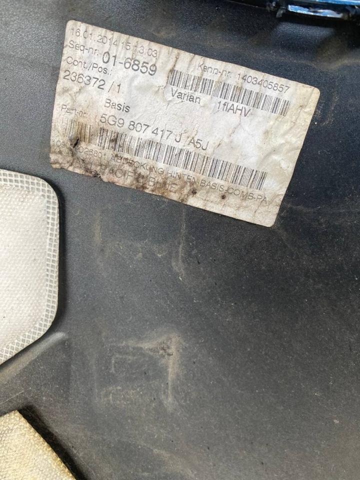 VW Golf 7 VII Variant Stoßstange Heckschürze Hinten LA5J – Bild 18