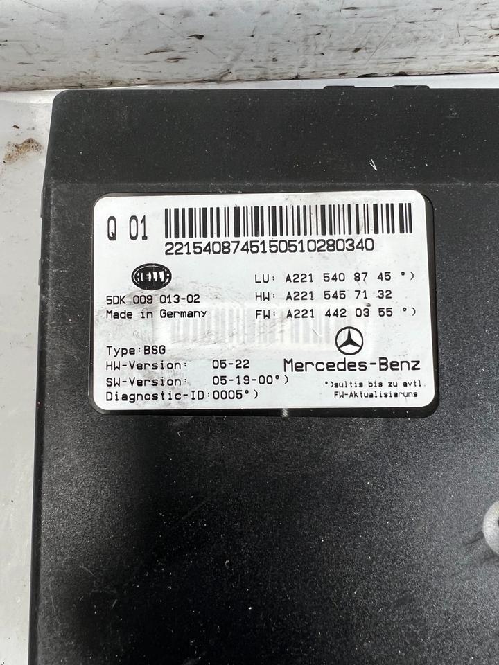 Mercedes W221 Steuergerät A2215408745 – Bild 4
