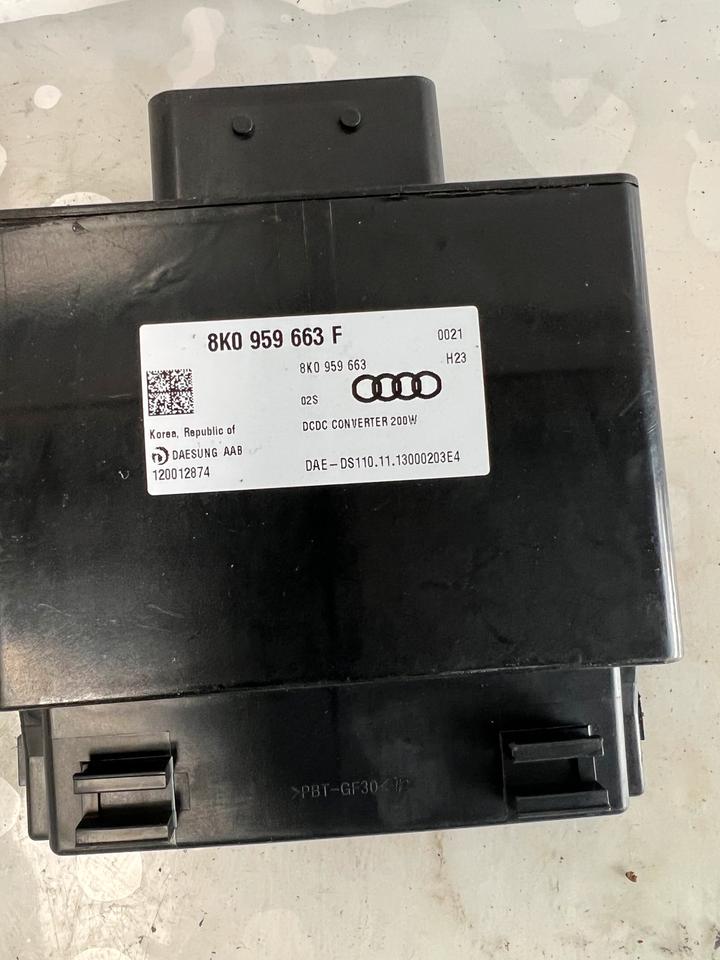 Audi A4 B8 8K Steuergerät Spannungswandler 8K0959663F – Bild 3