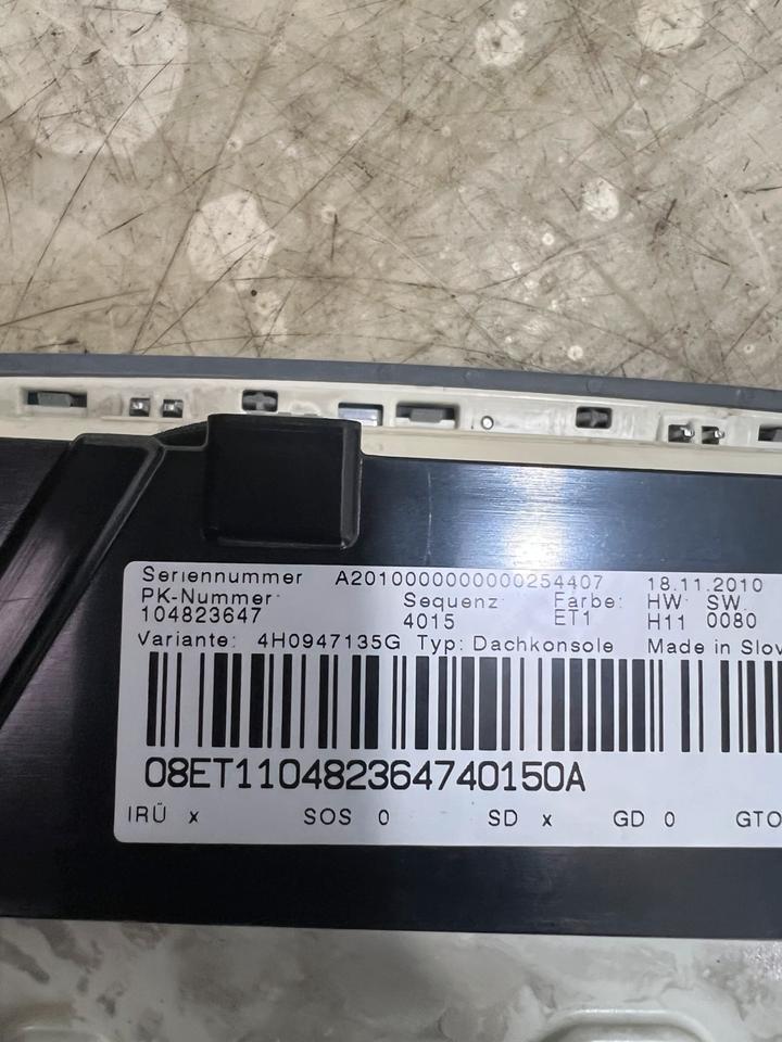 Audi A8 4H Innenleuchte Leseleuchte Dachleuchte 4H0947135G – Bild 6