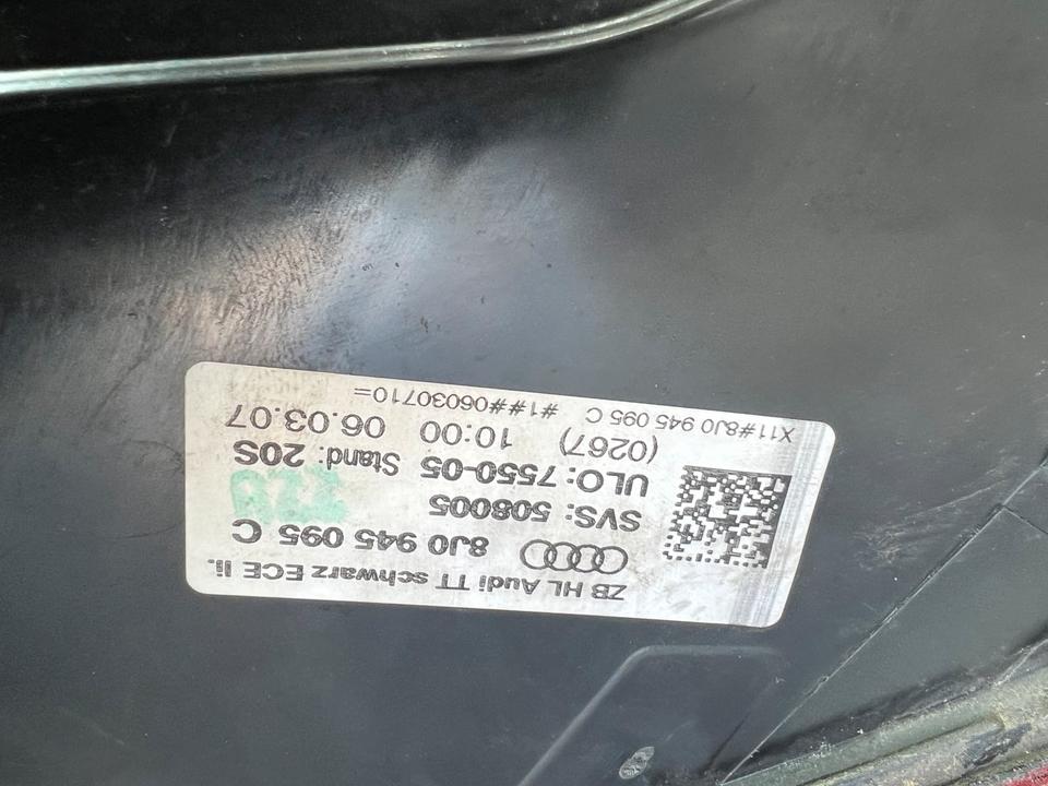 Audi TT 8J Heckleuchte Rückleuchte Leuchte Hinten Links – Bild 10