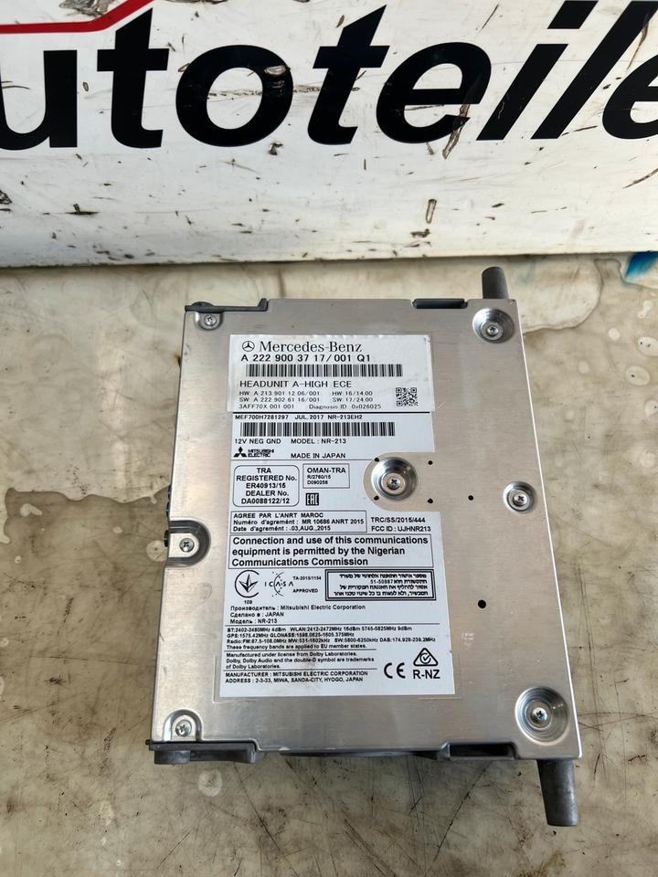 Mercedes W222 W213 Navigationssystem Radio Headunit A2229003717 – Bild 2