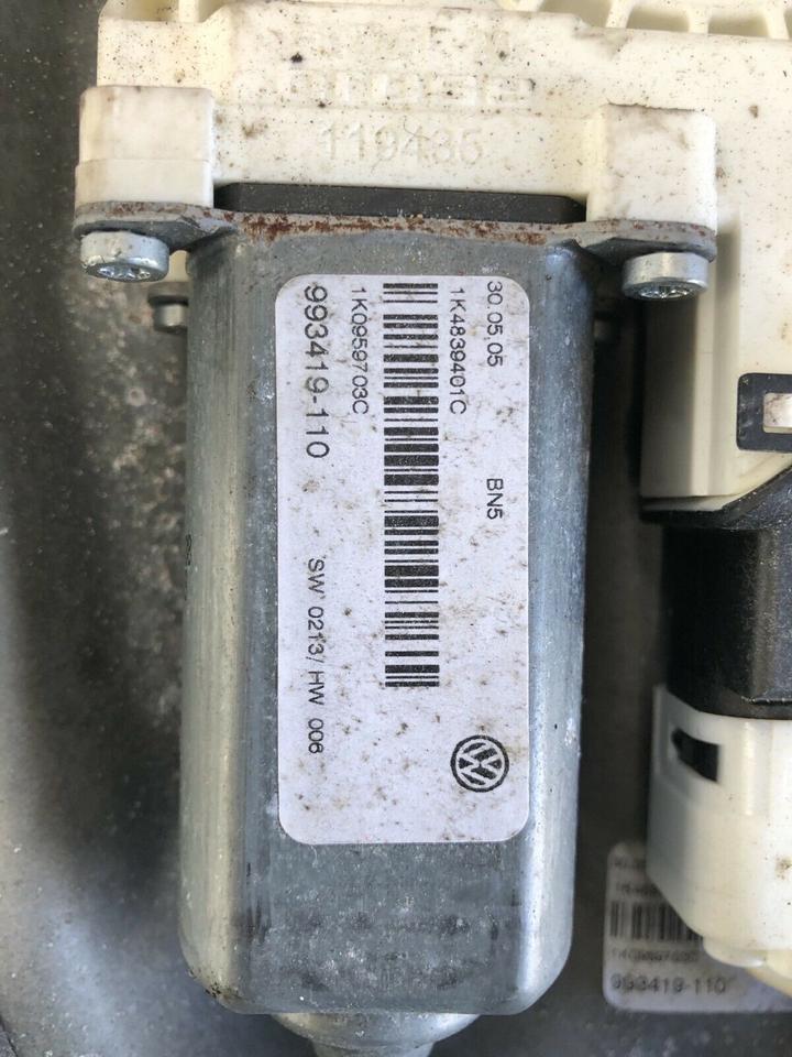 VW Golf 5 Fensterheber Hinten Links 1K0959703 – Bild 3