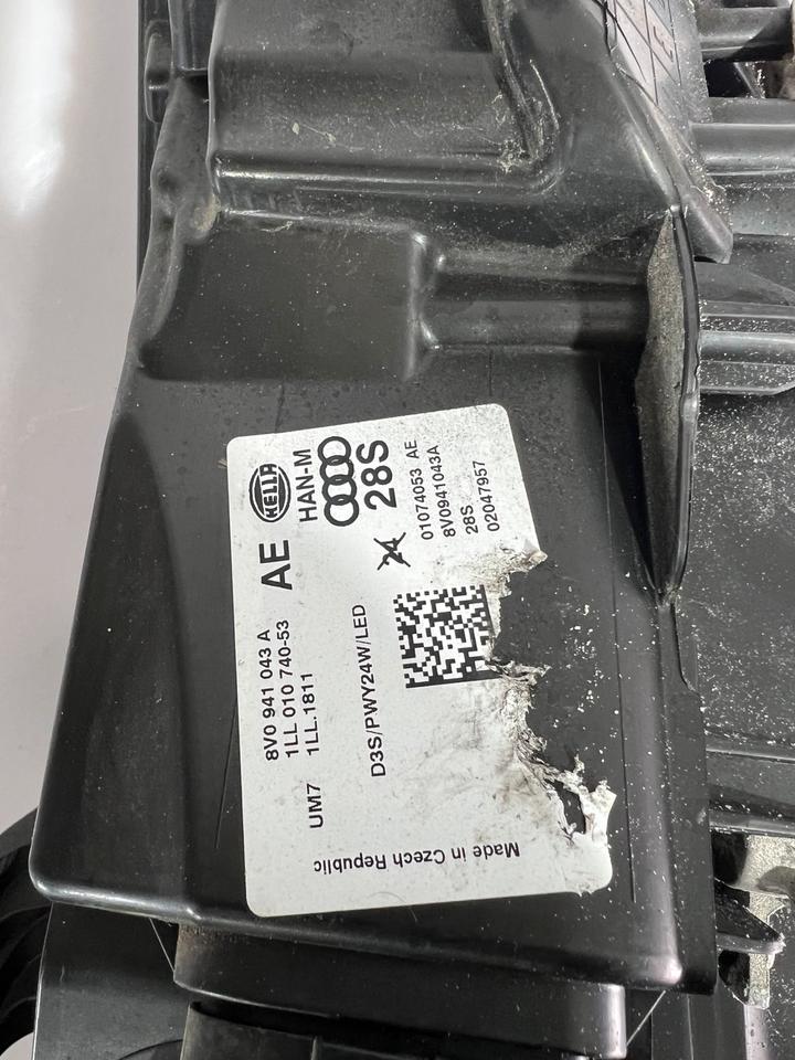 Audi A3 8V Xenonscheinwerfer Scheinwerfer Vorne Komplett – Bild 20