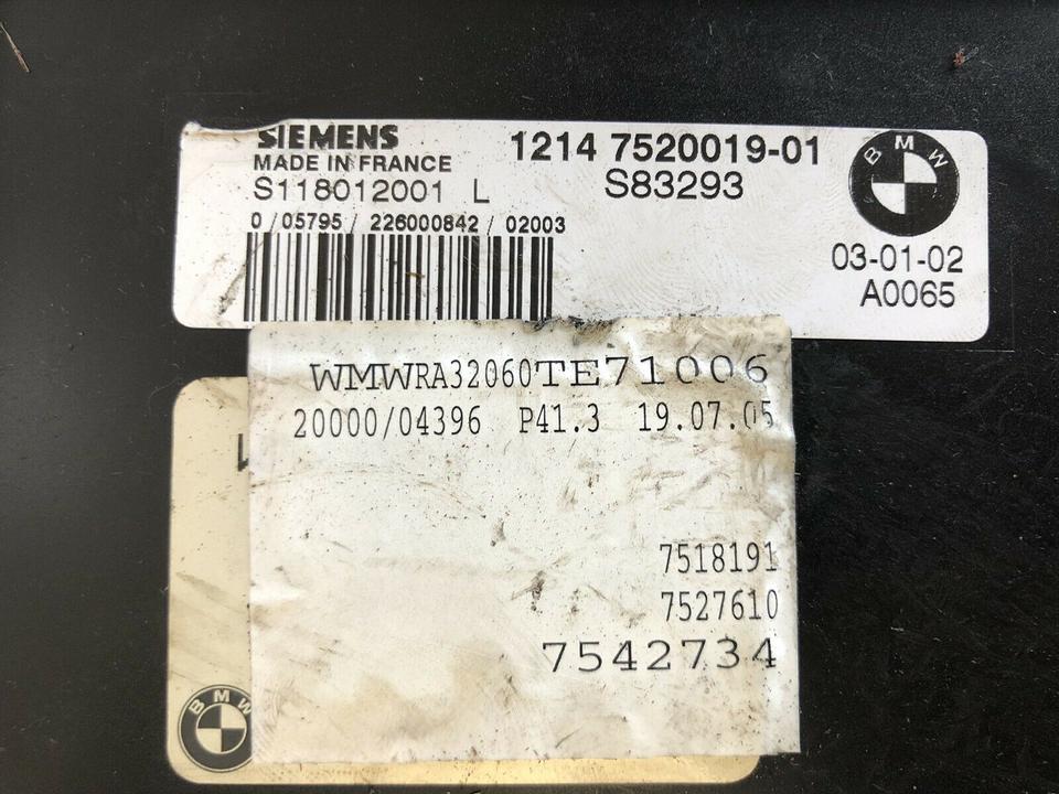 Mini Cooper R50 R53 1.6 Motorsteuergerät Steuergerät – Bild 2