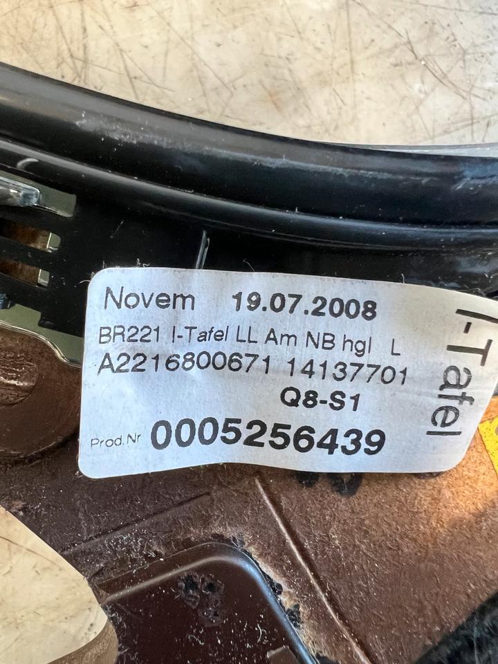 Mercedes W221 Zierleiste Armaturenbrett Blende A2216800671 – Bild 6