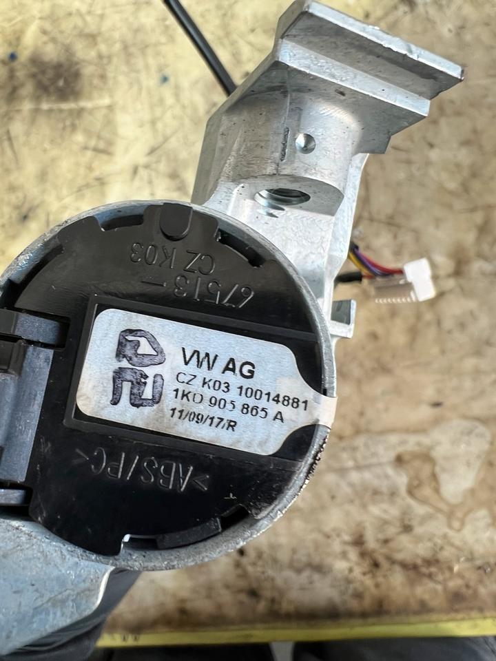 VW Sharan 7N Zündschloss Zündschlüssel Zündschalter 1K0905851B – Bild 5