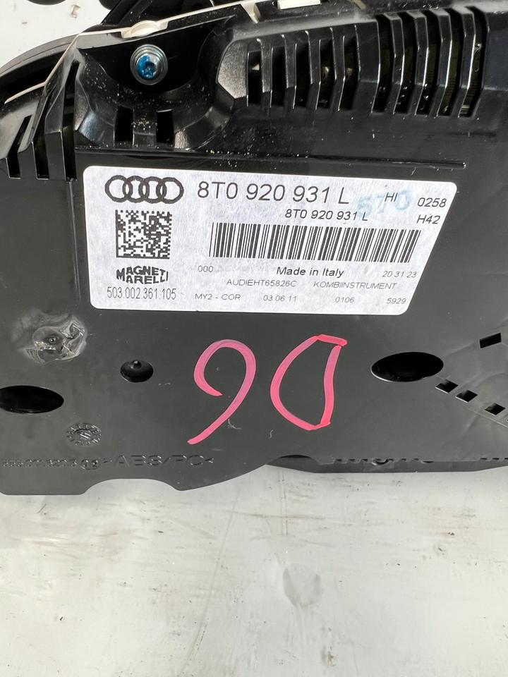 Audi A5 8T Tacho Tachometer Kombiinstrument 8T0920931L – Bild 7