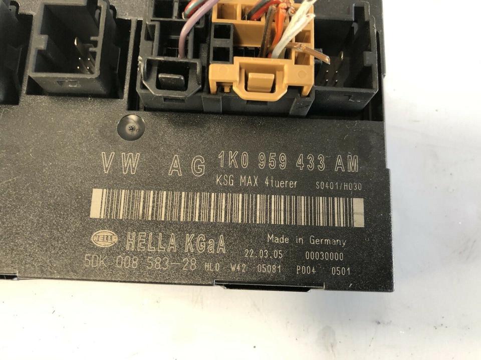 VW Audi Golf Komfortsteuergerät Steuergerät 1K0959433AM – Bild 3