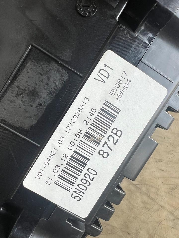 VW Tiguan 5N Tacho Tachometer Kombiinstrument 5N0920872B – Bild 5