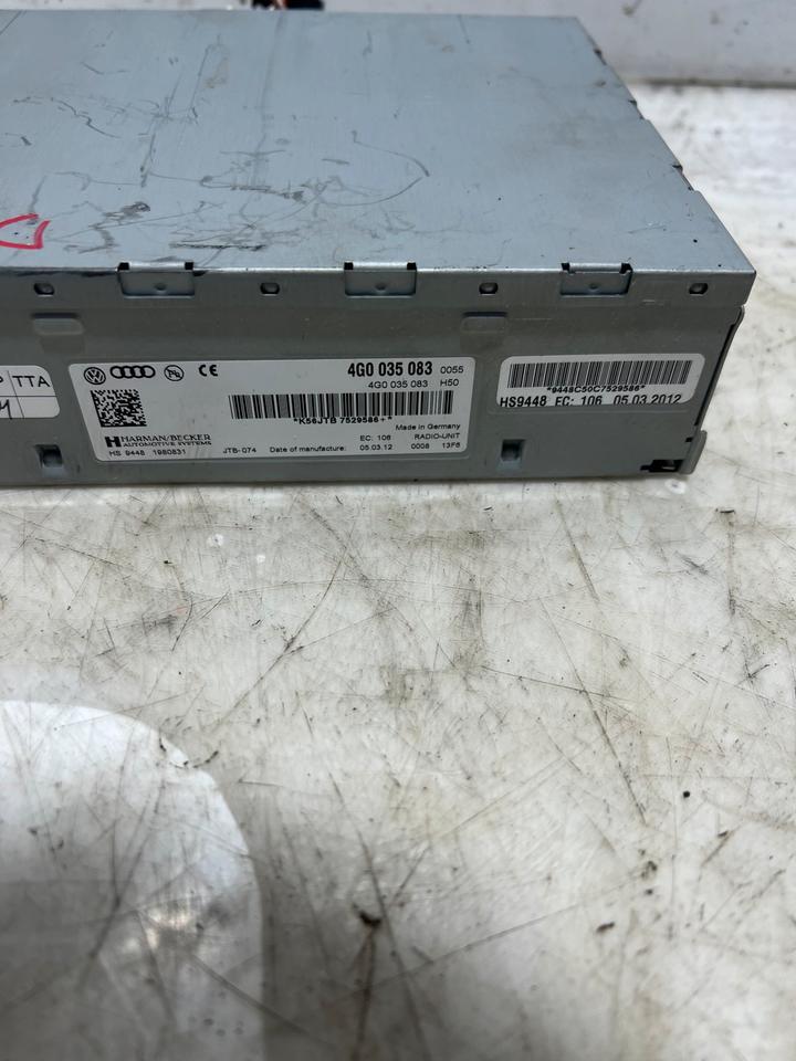 Audi A6 4G Radio-UNIT Radioeinheit Steuergerät 4G0035083 – Bild 3