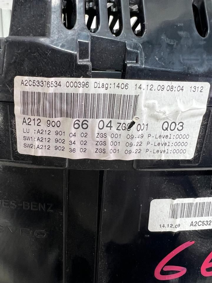 Mercedes E-Klasse W212 Tacho Tachometer A2129006604 – Bild 7