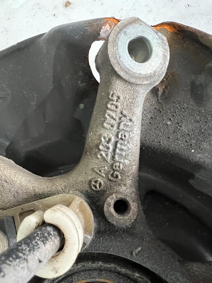 Mercedes SLK R171 Achsschenkel Radnabe Bremssattel Hinten Links – Bild 9