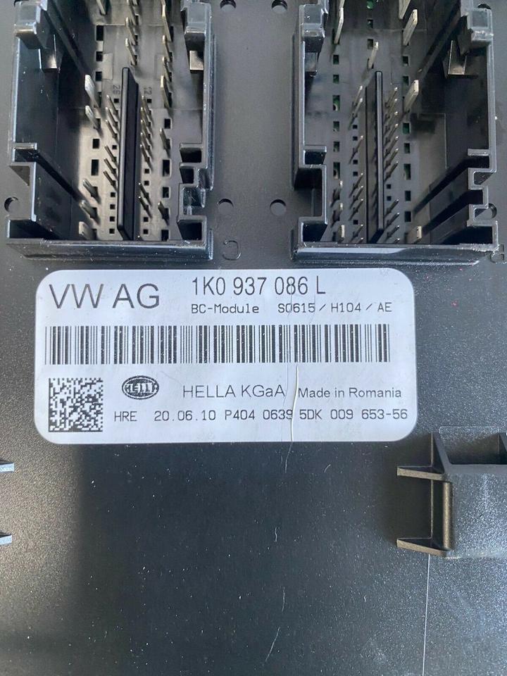 VW Audi Seat Skoda Bordnetzsteuergerät Steuergerät 1K0937086L – Bild 2