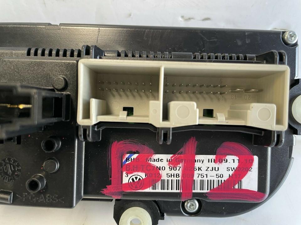 VW Golf Tiguan Touran Sharan 7N Klimabedienteil Klima 7N0907426 – Bild 6