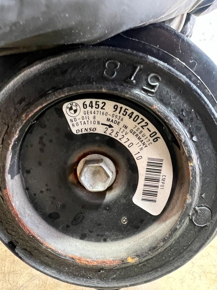 BMW 6er 7er F06 F13 F01 N63 Klimakompressor Kompressor 9154072 – Bild 6