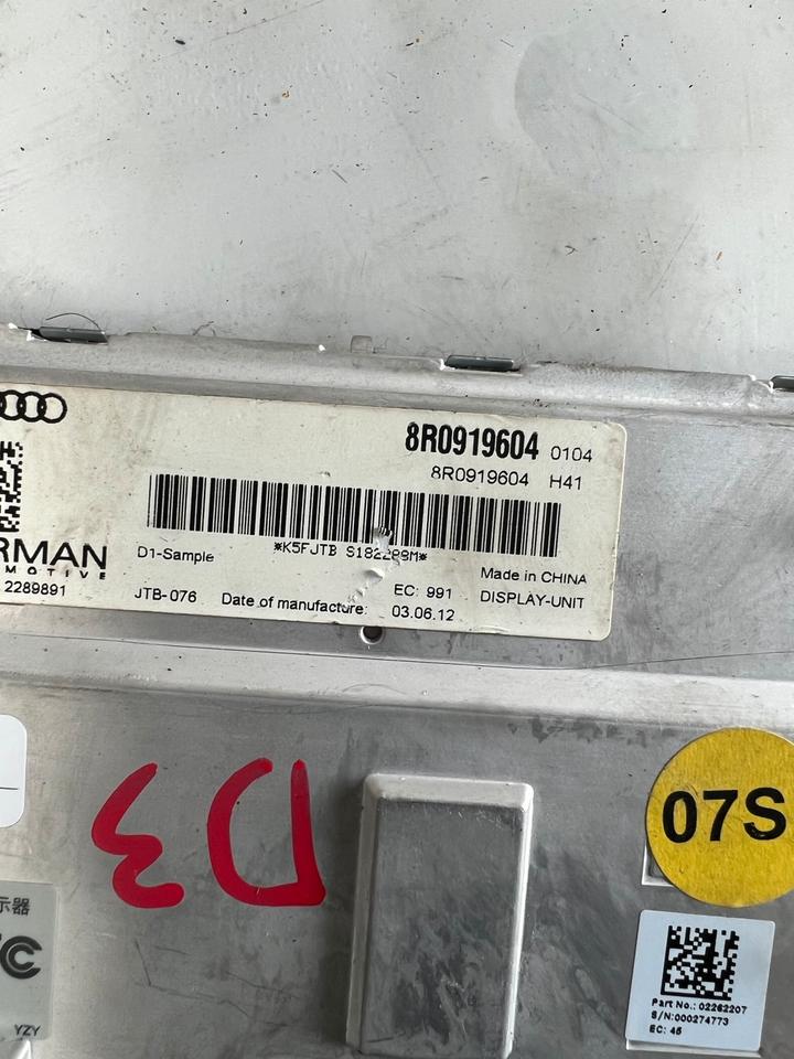 Audi A4 B8 8K Q5 8R Display Bildschirm 8R0919604 – Bild 4