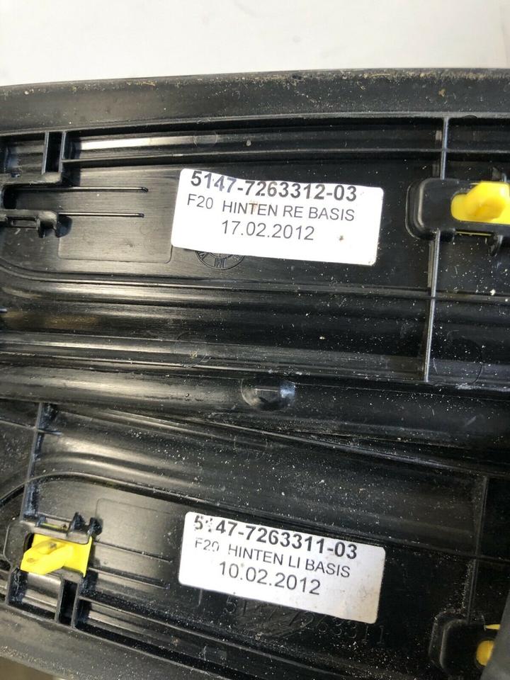 BMW 1er F20 Einstiegsleisten Leisten 7263311 7263312 7289216 – Bild 3