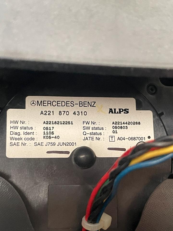 Mercedes S-Klasse W221 Mittelarmlehne Mittelkonsole A2218704310 – Bild 12