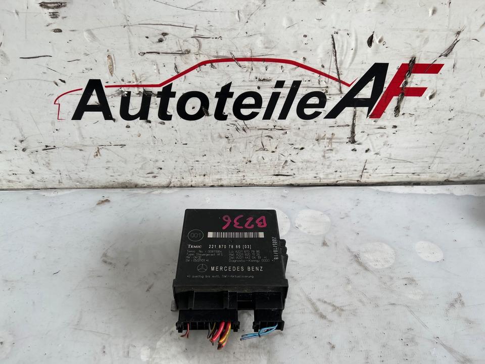 Mercedes W221 Steuergerät W2218707886