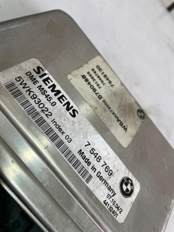 BMW 5er E60 E61 Motorsteuergerät Steuergerät 7548769 – Bild 4