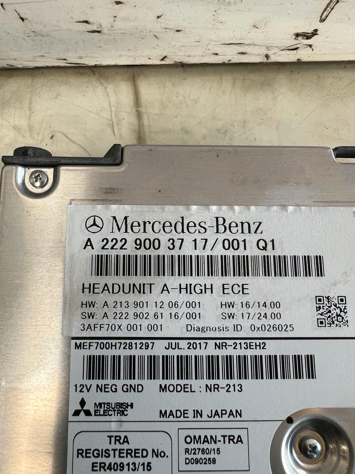 Mercedes W222 W213 Navigationssystem Radio Headunit A2229003717 – Bild 4