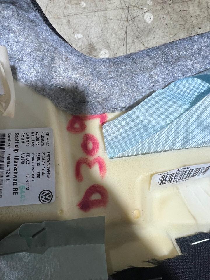 VW Golf 7 VII Seitenverkleidung Seitenpolster Rechts Links – Bild 14