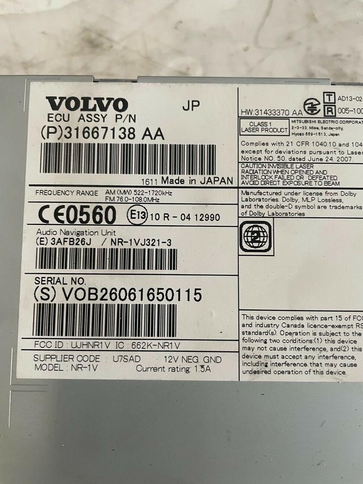 Volvo V40 Radio CD Player – Bild 7