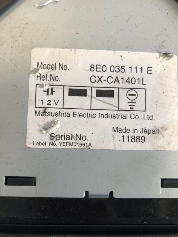 Audi CD-Wechsler 6-Fach CD Wechsler 8E0035111E – Bild 3