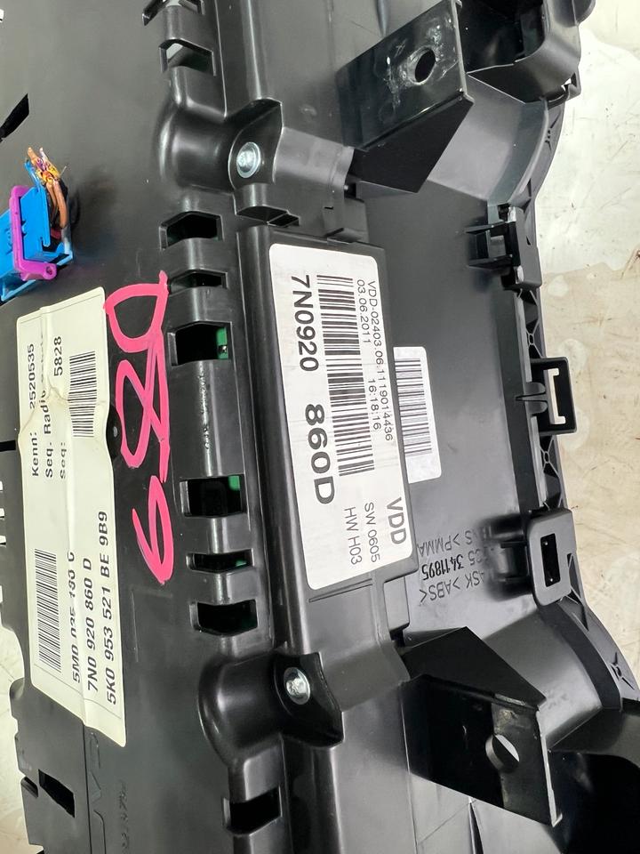 VW Sharan 7N Tacho Tachometer Kombiinstrument 7N0920860D – Bild 6