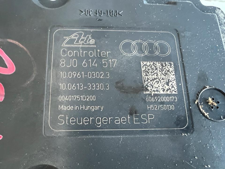 Audi TT 8J Hydraulikblock ABS Steuergerät Block 8J0614517 – Bild 4