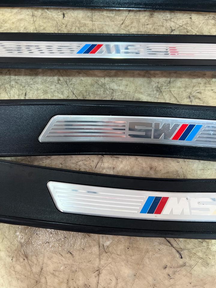 BMW 5er F10 M5 Türleisten Einstiegsleisten Blenden Vorne-Hinten – Bild 3