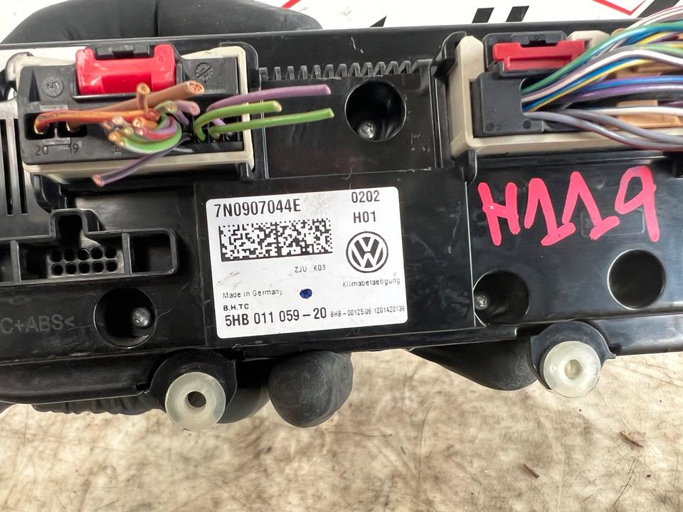 VW Sharan II 7N Klimabedienteil Klimabetätigung 7N0907044E – Bild 5