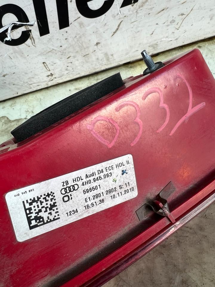 Audi A8 S8 D4 4H Rückleuchte Heckleuchte Innenleuchte Hinten – Bild 9
