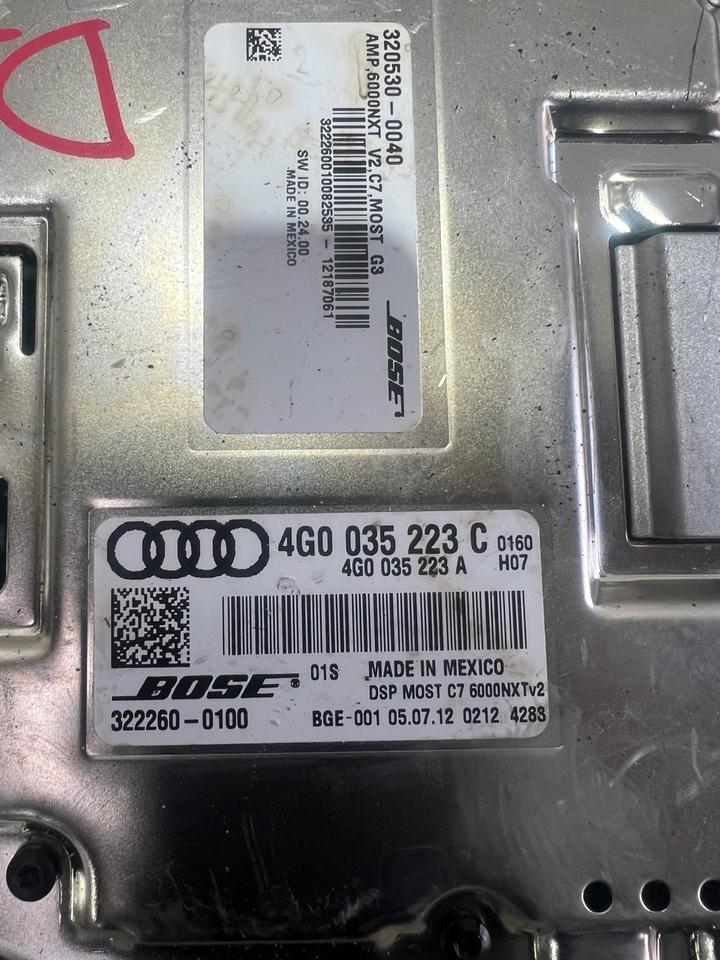 Audi A6 4G C7 BOSE Verstärker Endstufe Sound System 4G0035223C – Bild 5