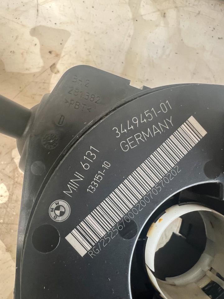 Mini R55 R56 R60 Schaltzentrum Lenksäule Schleifring 3449451 – Bild 3
