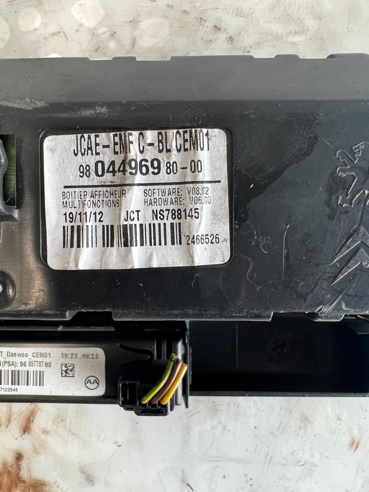 VW Citroen Display Bildschirm 9804496980 – Bild 5