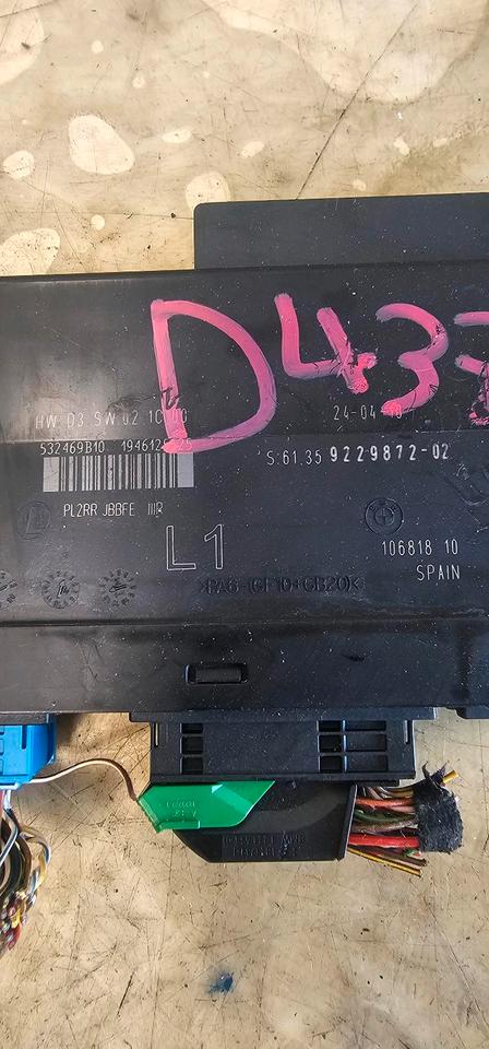 BMW E87 E81 E90 Komfortsteuergerät Bordnetzsteuergerät 9229872 – Bild 3