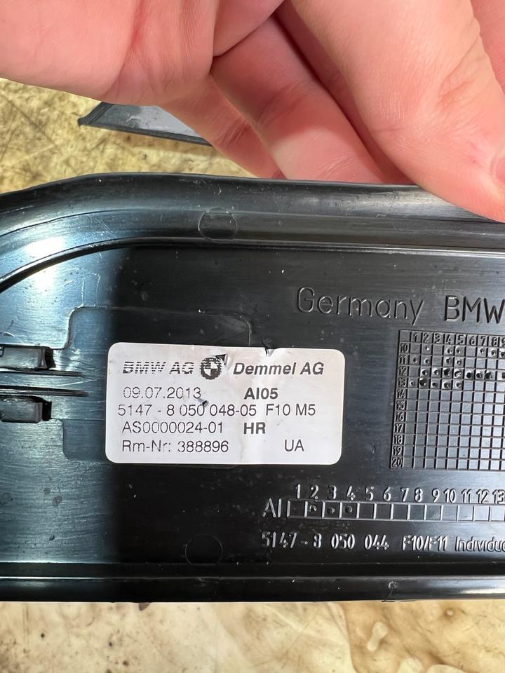 BMW 5er F10 M5 Türleisten Einstiegsleisten Blenden Vorne-Hinten – Bild 8