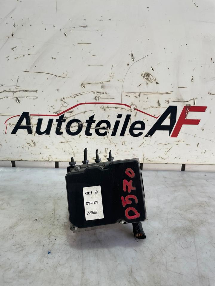 Mercedes E Klasse W212 S212 ABS Block Hydraulikblock A2124314712