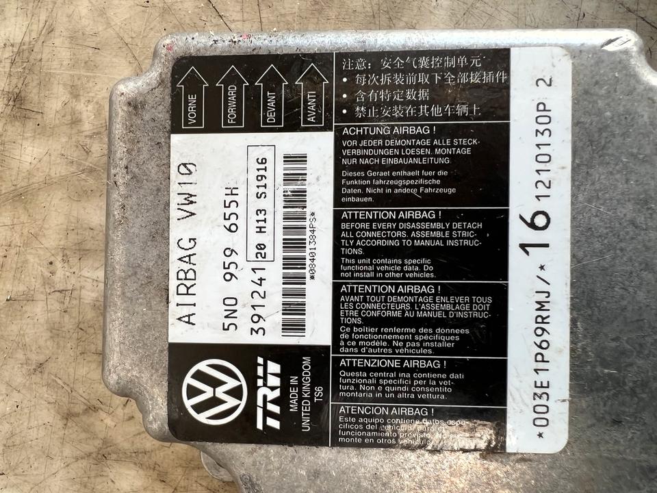 VW Passat Airbagsteuergerät Steuergerät 5N0959655H – Bild 4
